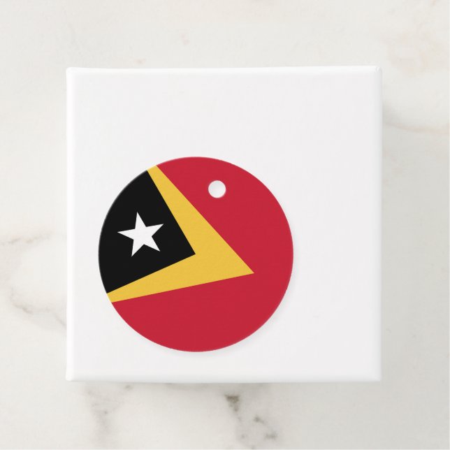 Öster Timor flagga Gåvor Etiketter (På plats)