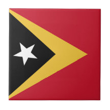 Öster Timor flagga