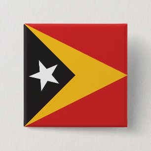 Öster Timor Flagga Knapp