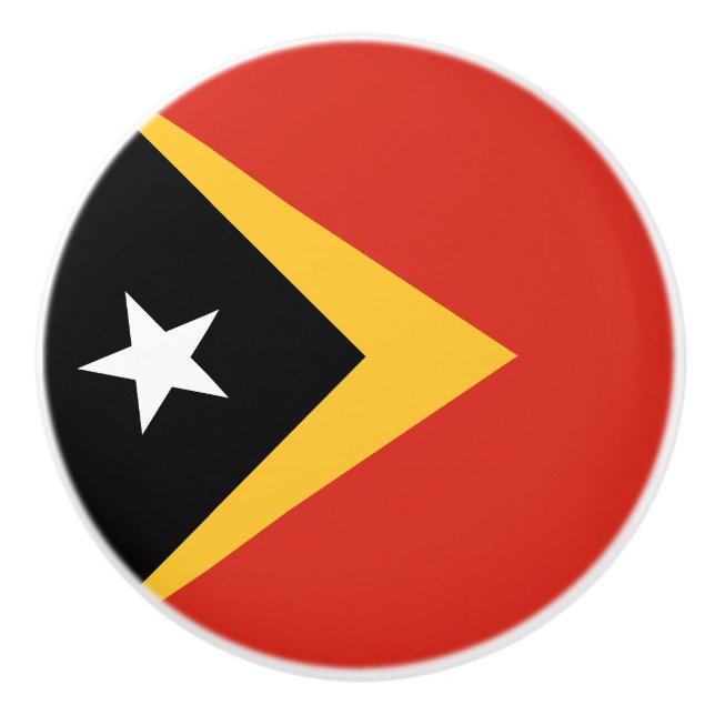 Öster Timor Flagga Knopp (Framsidan)