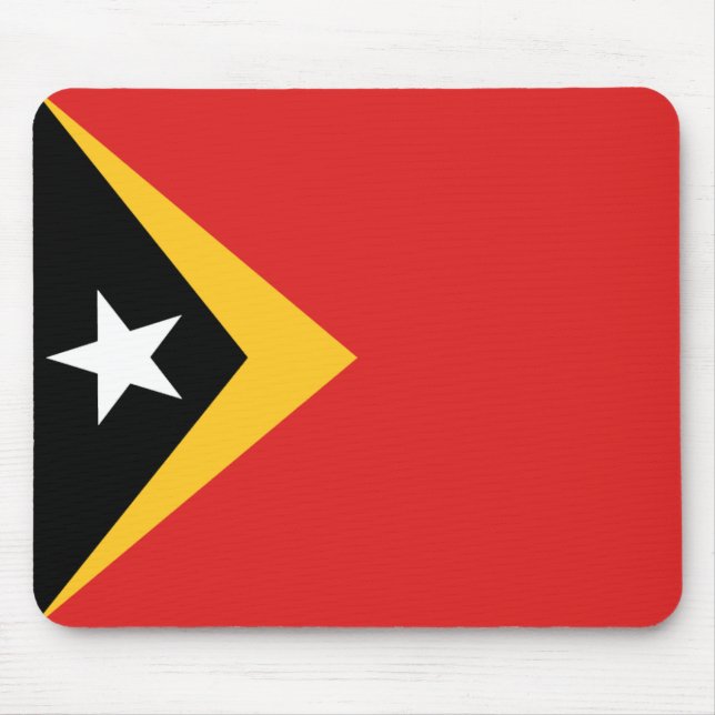 Öster Timor Flagga Mousepad Musmatta (Framsidan)