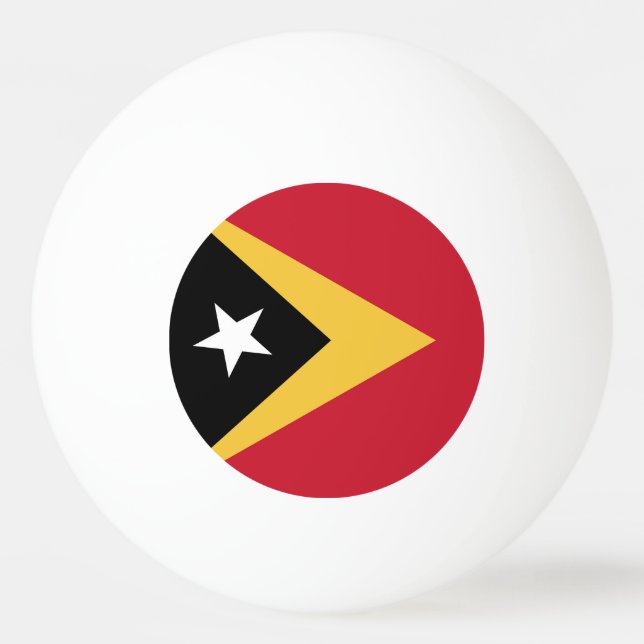 Öster Timor flagga Pingisboll (Framsidan)