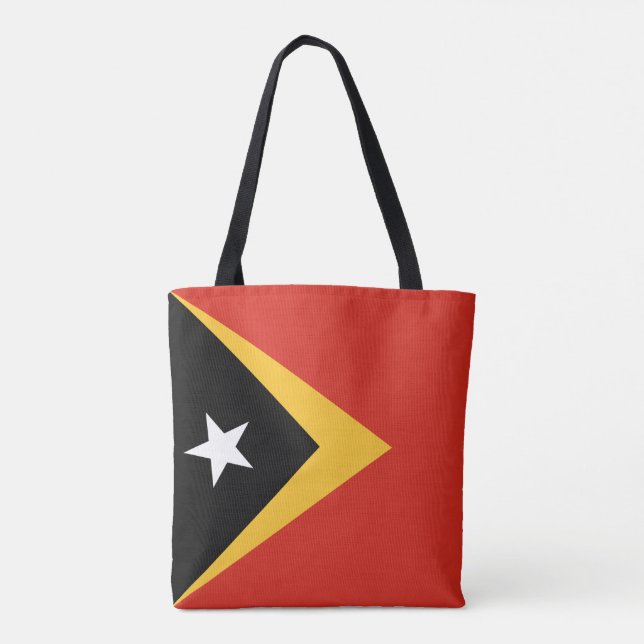 Öster Timor Flagga Tygkasse (Baksida)