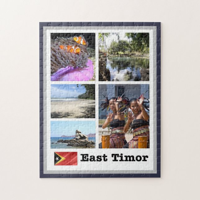 Öster Timor - Mosaic - Pussel (Vertikal)