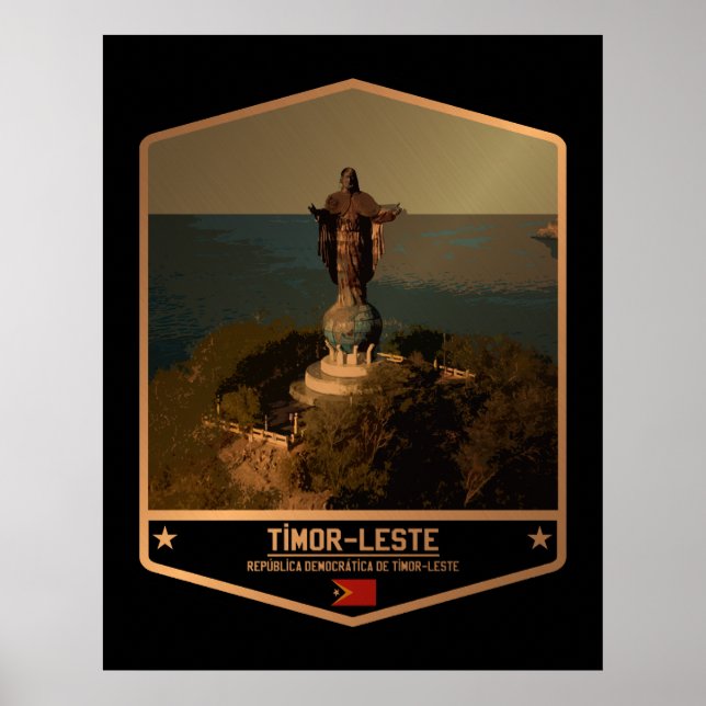 Öster Timor Poster (Framsidan)