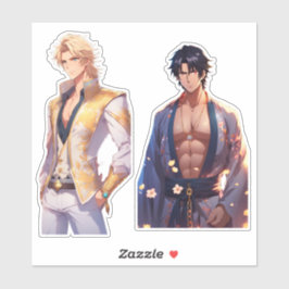 Öster träffar Väster Husbando Sticker Pack | Anime Klistermärken