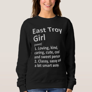Öster Troy Girl Wi Wisconsin Funny City Roots T Shirt