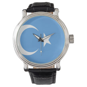 Öster Turkestan Uyghur Flagga Armbandsur