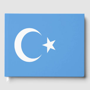 Öster Turkestan Uyghur Flagga Gästböcker