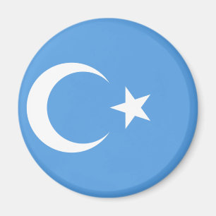 Öster Turkestan Uyghur Flagga Magnet