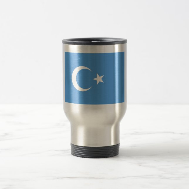Öster Turkestan Uyghur Flagga Resemugg (Center)