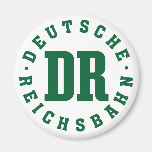 Öster tyska järnvägen. magnet (Framsidan)