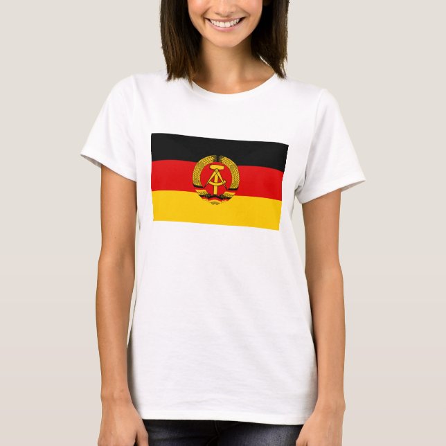 Öster Tyskland Flagga Tröja (Framsida)