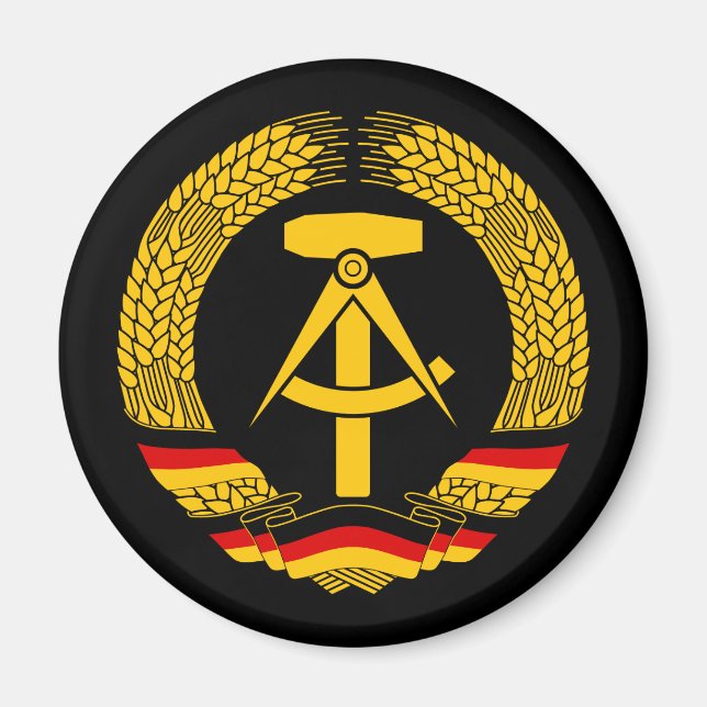 Öster Tyskland Jacka av Arm/D-landssäl Magnet (Framsidan)