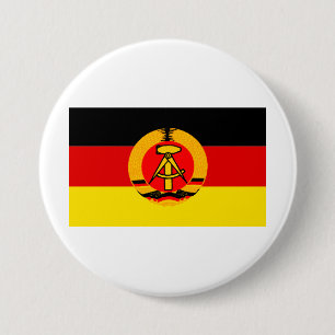 Öster Tysklandare Flagga Knapp