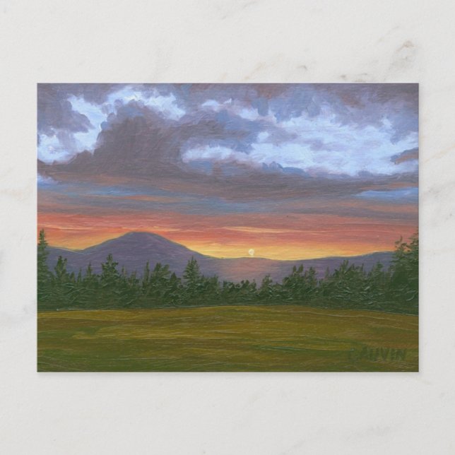 Öster undviker det Vermont berg landskap vykortet Vykort (Framsida)
