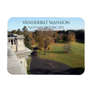 Öster View från Tak Vanderbilt Mansion, Hyde Park Magnet