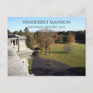 Öster View från Tak Vanderbilt Mansion, Hyde Park Vykort