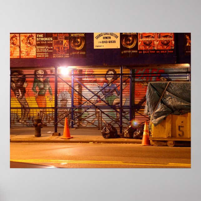 Öster Village Graffiti Poster (Framsidan)