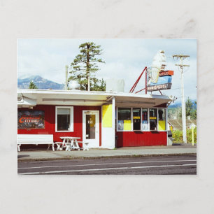 Öster Vind-in, Cascade Locks, Oregon-vykort Vykort