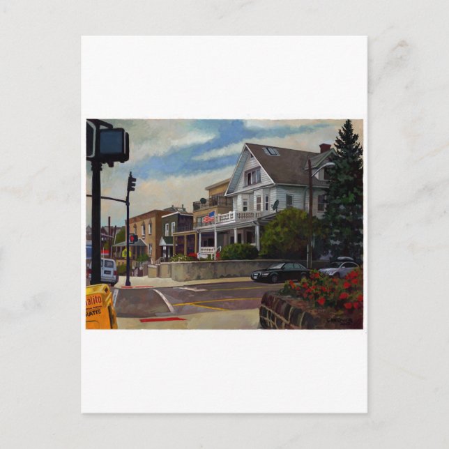 Öster Vind Över Weehawken 2013 av Stephen Gardner Vykort (Framsida)