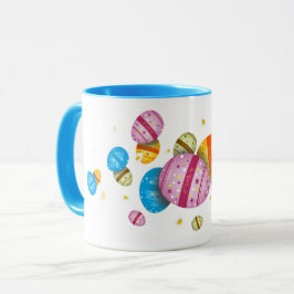 Ostereier und Gänseblümchen Mugg