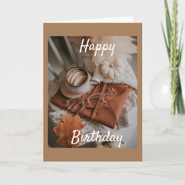 ÖSTERN *BIRTHDAY ÖNSKEMÅL* till mitt "WIFE-KORT" Kort (Framsida)