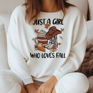 ÖSTERN KANSKE WESTERN BARA EN GIRL SOM KÄRLEK FALL T SHIRT