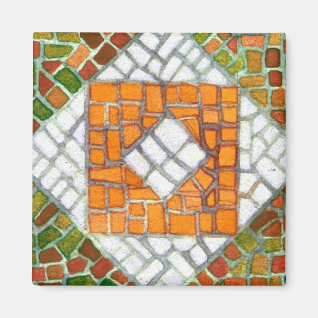 ÖSTERN MOSAIC Square Magnet (Framsidan)