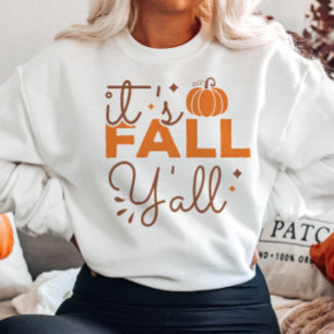 ÖSTERN TÄNKTE RETRO DET ÄR FALL Y'ALL PUMPKIN T SHIRT