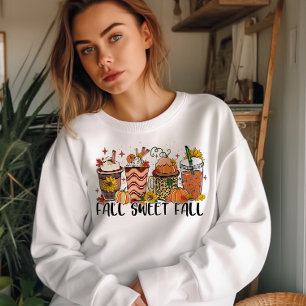 ÖSTERN THEMED FALL SWEETS FALL COFFEE ÄLSKARE T SHIRT