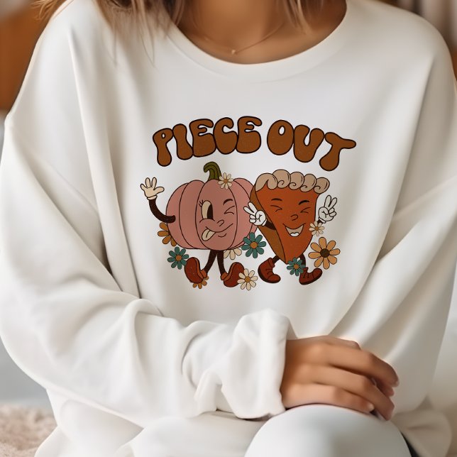 ÖSTERN THEMED FUNNY FRED OUT PUMPKIN PAJ T SHIRT (Skapare uppladdad)