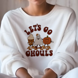 ÖSTERN THEMED FUNNY LÅT OSS GO GHOULS FALL T SHIRT