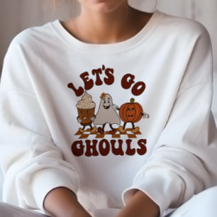 ÖSTERN THEMED FUNNY LÅT OSS GO GHOULS FALL T SHIRT