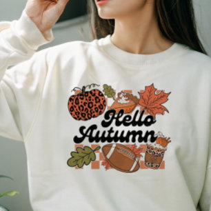 ÖSTERN THEMED HEJ AUTUMN FOOTBALL & PUMPKIN T SHIRT