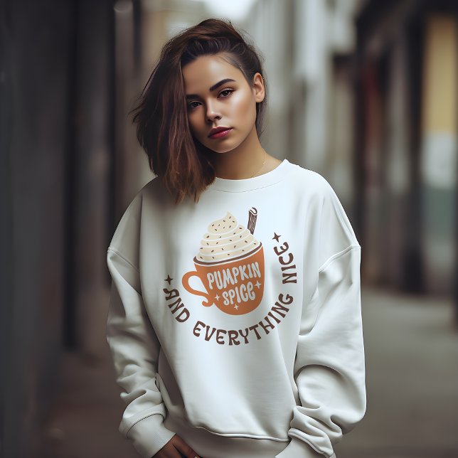 ÖSTERN THEMED PUMPKIN SPICE & ALLT NICE T SHIRT (Skapare uppladdad)