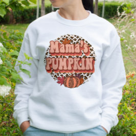 ÖSTERN THEMED RETRO LEOPARD MAMMA BEPUMPKIN T SHIRT