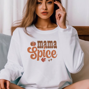 ÖSTERN THEMED RETRO SPICE MAMMA PUMPKIN T SHIRT