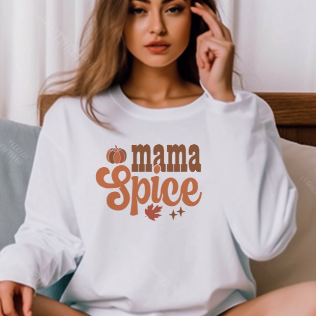 ÖSTERN THEMED RETRO SPICE MAMMA PUMPKIN T SHIRT (Skapare uppladdad)