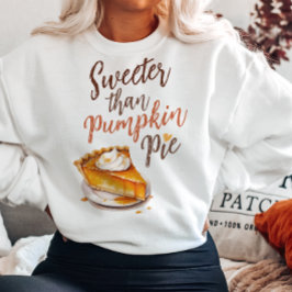 ÖSTERN THEMED SWEETER ÄN PUMPKIN PAJ T SHIRT