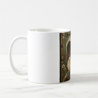 Österns falkar - Art Nouveau-falkjakt Kaffemugg
