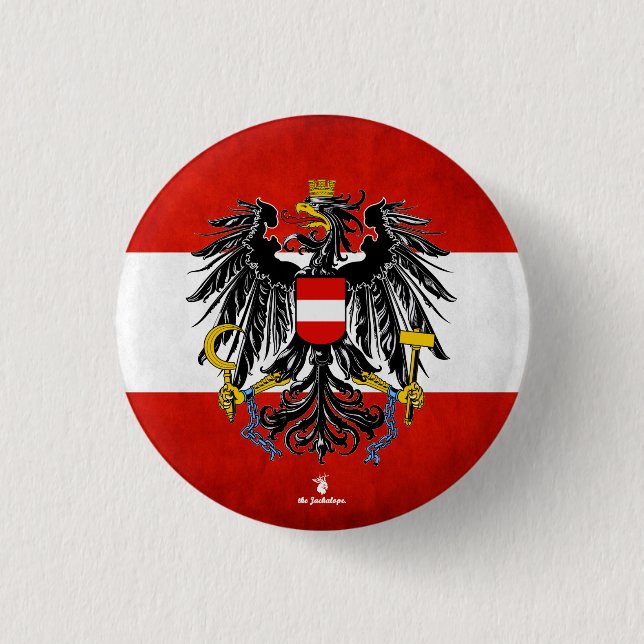 " Österreich: 1918/heute - Flagge mit Wappen... Knapp (Framsida)