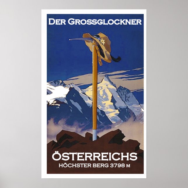 " Österreich: 2021/heute - Der Großglockner ... Poster (Framsidan)