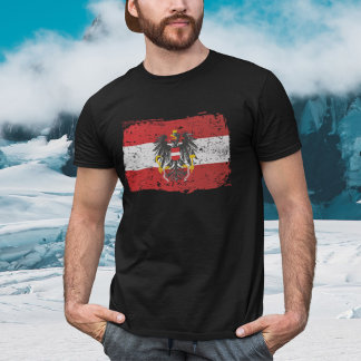 Österreich Austria Flagge - Geschenk T Shirt