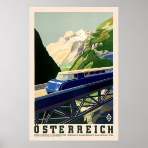 Österreich Austria Vintage affisch 1935