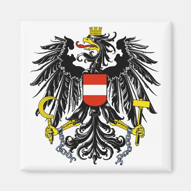 Österreich - Bundesadler Magnet (Framsidan)