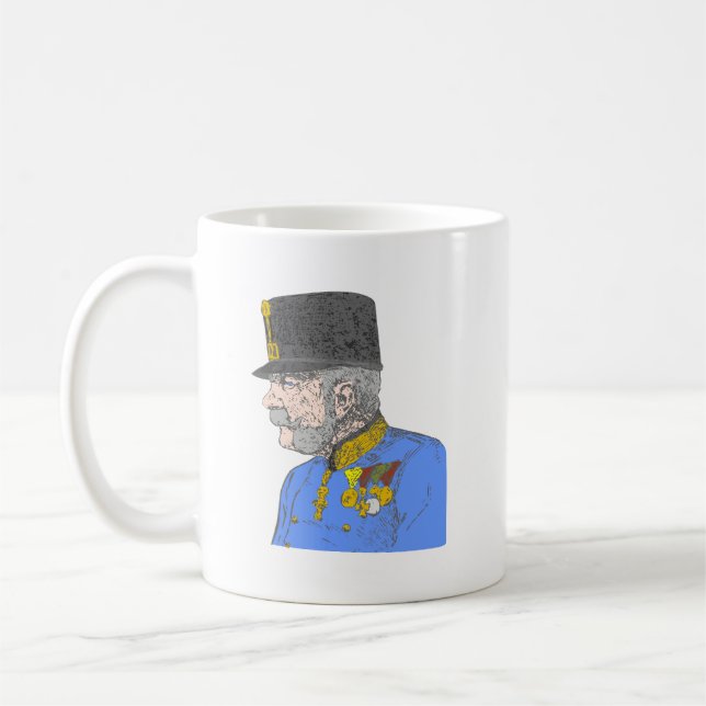 Österreich Kaiser Habsburg Franz Joseph  Kaffemugg (Vänster)