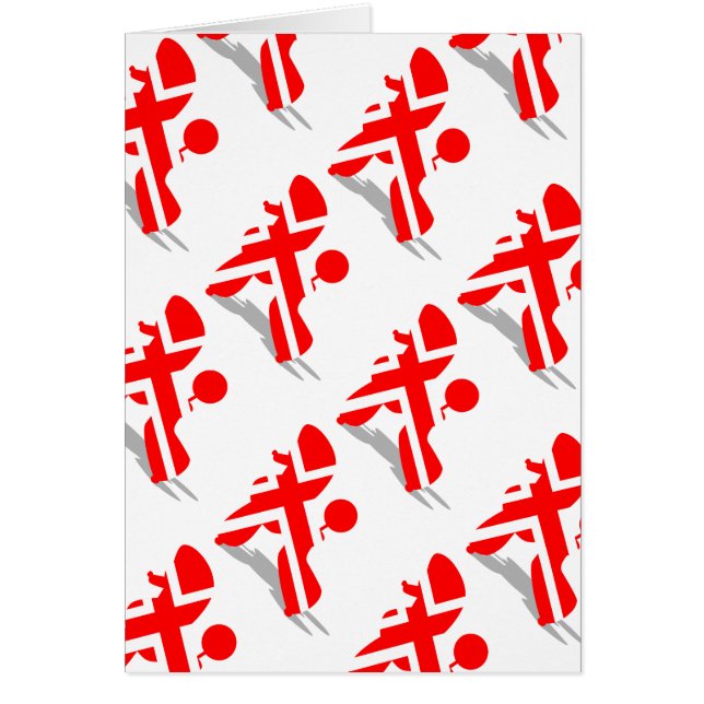 Österreich Pudel Hälsningskort (Framsidan)