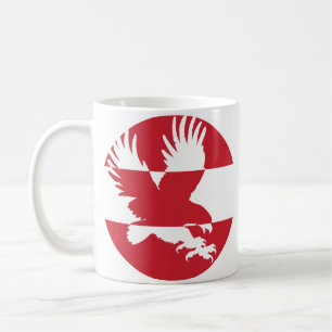 Österreichische Black Eagle Österrikes nationella Kaffemugg
