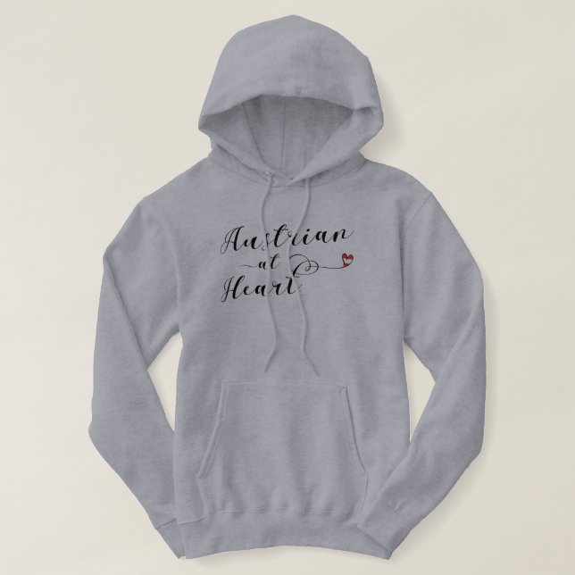 Österreichische Heart, Österrike Sweatshirt (Design framsida)